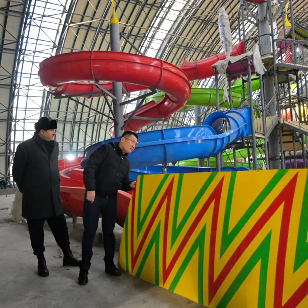 Глава региона Асаин Байханов совершил рабочий объезд областного центра и ознакомился с ходом реализации нескольких проектов (9)