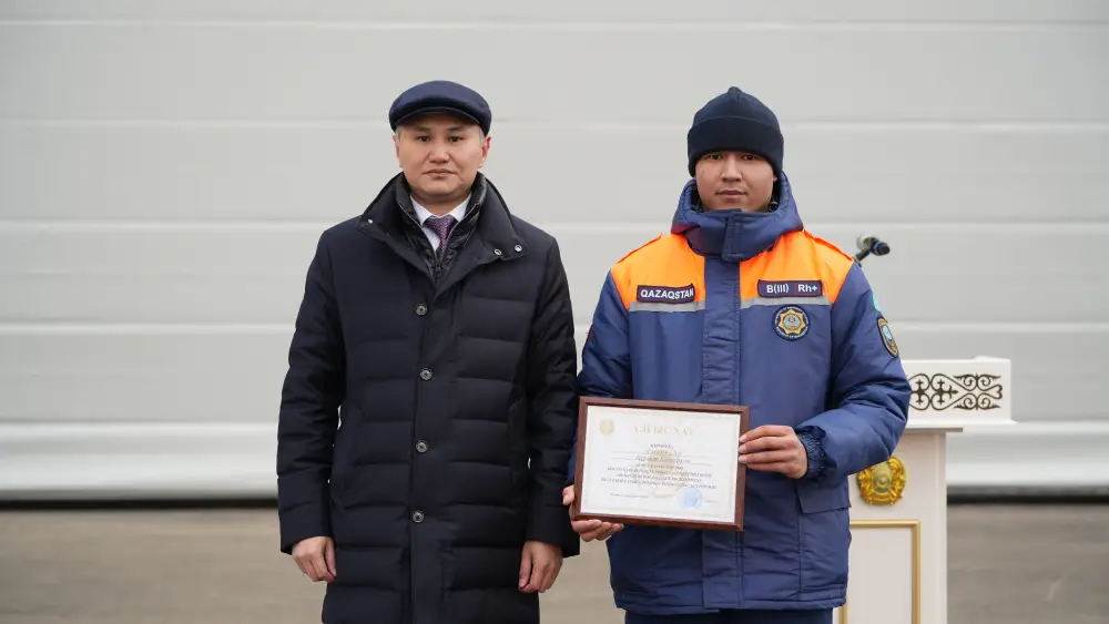 В области Ұлытау введён в эксплуатацию первый авиационный отряд МЧС Казахстана (8)