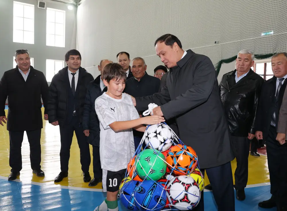 В Таласском районе открыт новый спортивный комплекс (5)