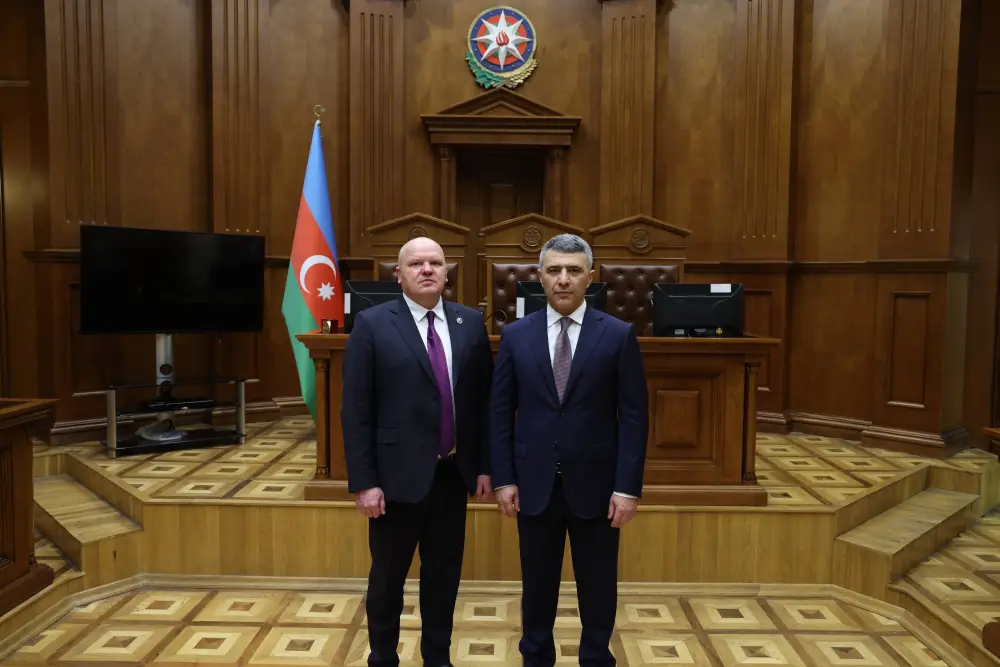 Делегация Высшего Судебного Совета во главе с Председателем Дмитрием Малаховым посетила с рабочей поездкой Азербайджанскую Республику (3)