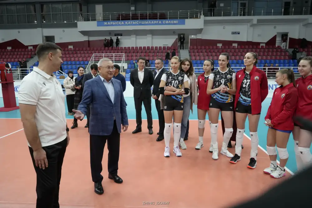 Чемпионат Казахстана: волейболистки «Жетісу» одержали победу над командой «Berel» (7)