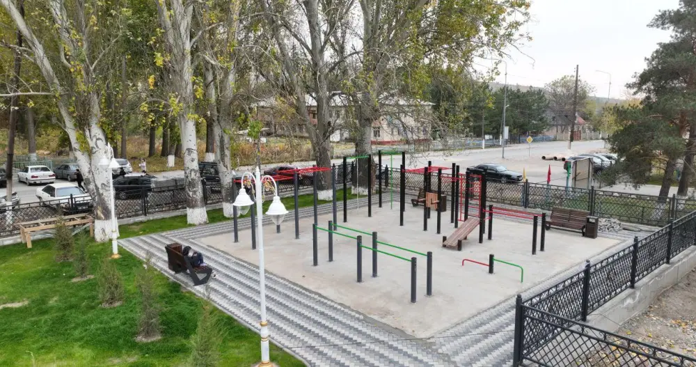 «Таза Қазақстан»: в Панфиловском районе области Жетісу построен один новый парк и еще два отремонтированы (6)