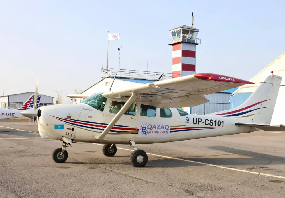 Qazaq Geophysics начала аэрогеофизические исследования в области Абай (6)