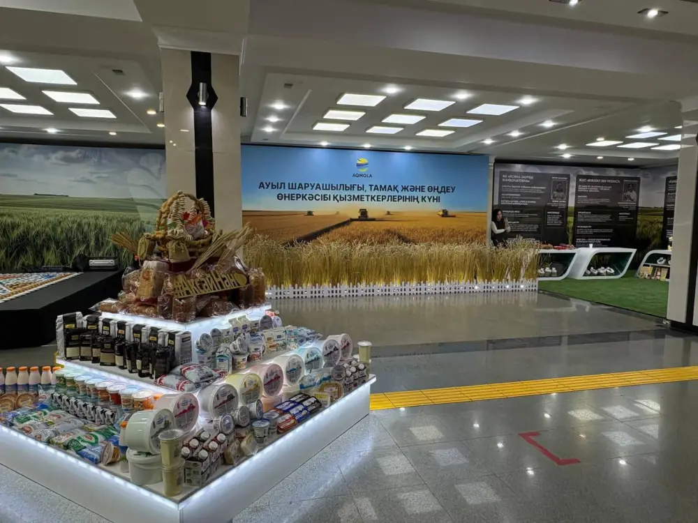 Лучшие предприниматели Акмолинской области представили продукцию на выставке, посвященной Дню сельхозработников (2)