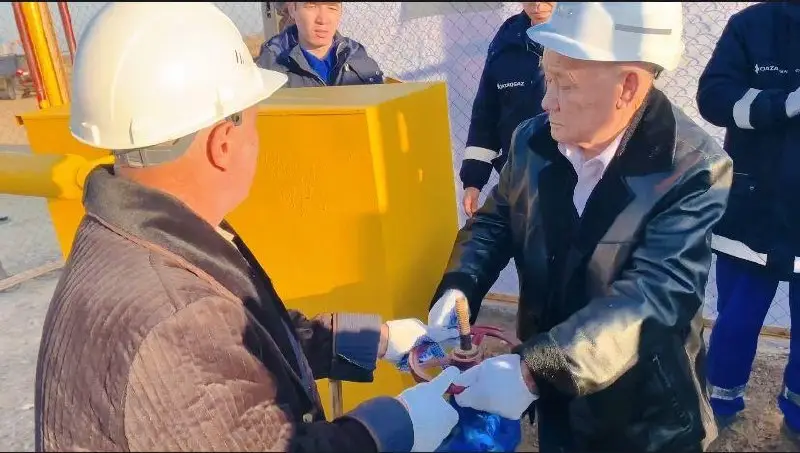 В село Кожасай дали газ (6)