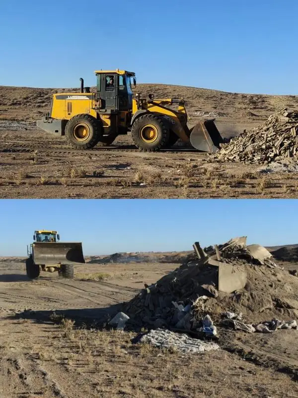 В Балхаше ликвидируют свалки и устанавливают новые контейнеры для мусора (2)