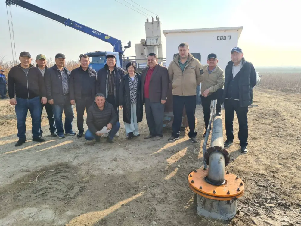 Казахский научно-исследовательский институт водного хозяйства проводит испытания новой технологии откачки подземных вод (5)