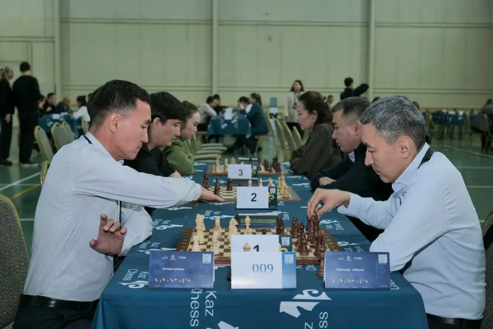 Состоялось торжественное открытие первого шахматного турнира среди работников системы Министерства финансов РК - Finance Chess Cup-2025 (7)