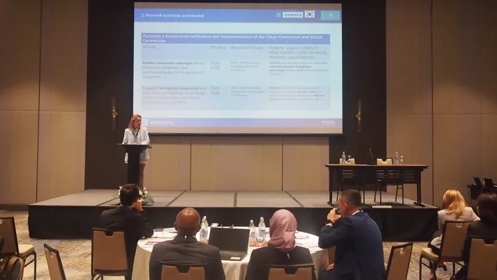 Казахстан укрепляет международное сотрудничество в сфере признания квалификаций на ключевых сессиях UNESCO в Бангкоке (3)