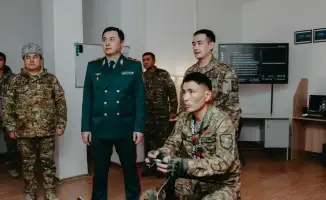 Курс подготовки операторов БПЛА для солдат в Национальной гвардии МВД РК