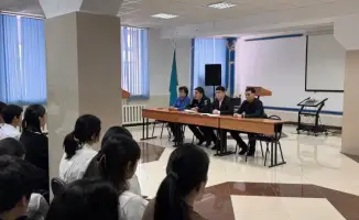 Обсуждение безопасности и личной ответственности: студенты колледжа экономики и права Астаны участвуют в мероприятии