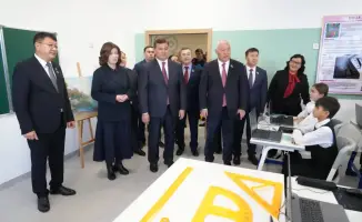 Открытие новой школы в Кызылорде в рамках проекта Келешек мектептері