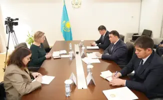 Встреча акима Туркестанской области с послом Великобритании