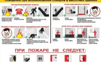 Когда огонь стучит в двери: МЧС о правилах эвакуации в высотках