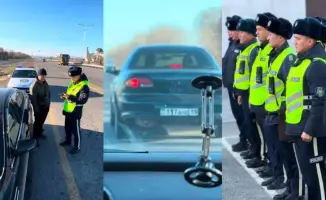 Сотрудники полиции области Жетысу выявили 38 тысяч нарушений ПДД за десять месяцев