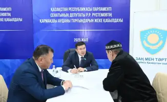 Аким области Нурлыбек Налибаев выслушал предложения жителей Кармакшинского района по вопросам социальной сферы и строительства