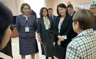 Сархат Бейсенова посетила Национальный центр гигиены труда и профессиональных заболеваний в Карагандинской области