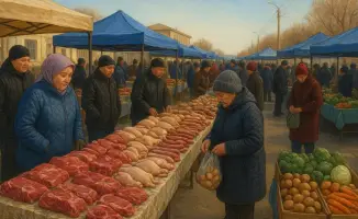 Ярмарка мясной продукции уральских фермеров Западно-Казахстанская область