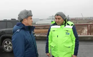 На дорогах безопасности: Начальник полиции Актюбинской области инспектирует главную артерию страны