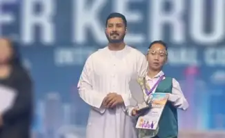 Школьница из Жамбылского района победила в международном конкурсе в Дубае