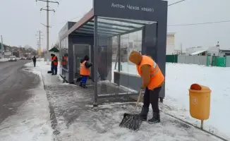 Астана справляется с зимними осадками: более 3000 тонн техсоли и 14 000 рейсов большегрузов