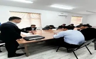 Созақ ауданының кәсіпкерлері экстремизм мен терроризмге қарсы ақпараттық түсіндіру кездесуге қатысты