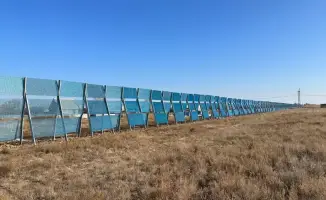 Установка снегозадерживающих заборов на автодорогах Карагандинской области