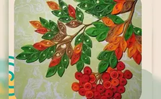 Международный мастер-класс по квиллингу для школьников в Караганде