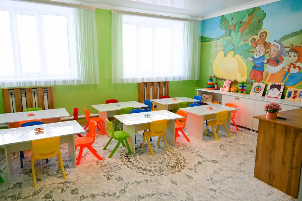 В селе Кайнар обновлены котельные и впервые за 30 лет построен детский сад (9)