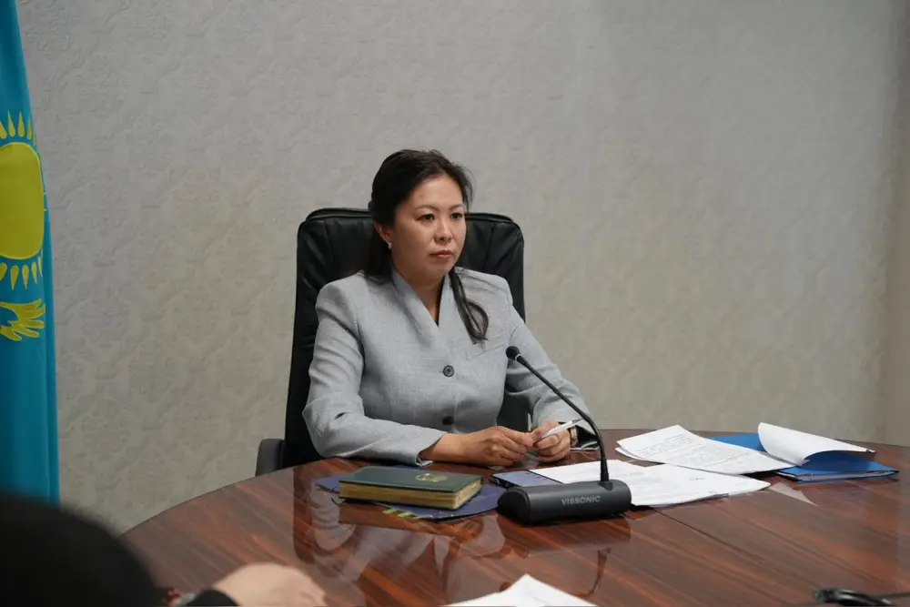 Состоялось совещание под председательством вице-министра юстиции Республики Казахстан Ботагоз Жакселековой с участием руководителей территориальных органов юстиции (3)