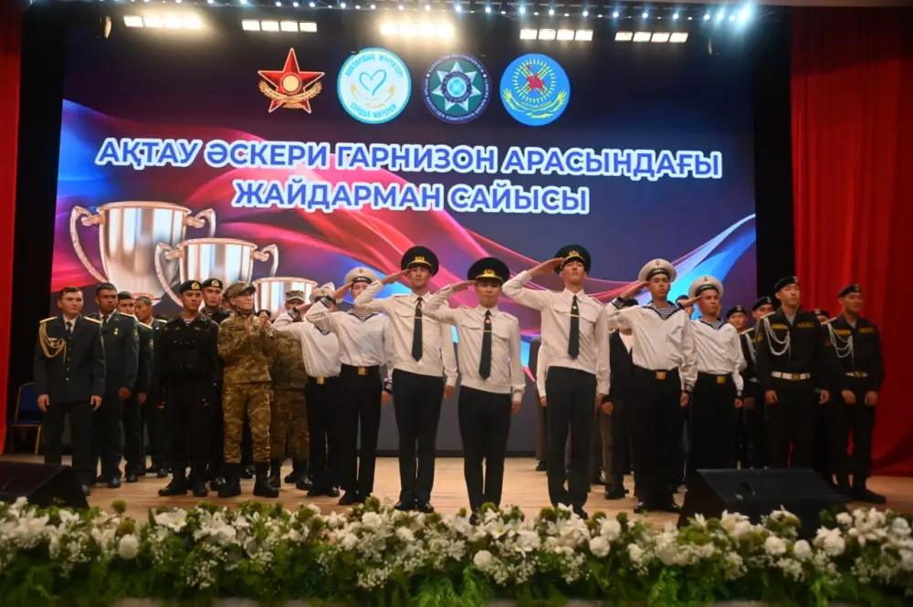 Жайдарман среди военных прошел в Актауском гарнизоне (9)