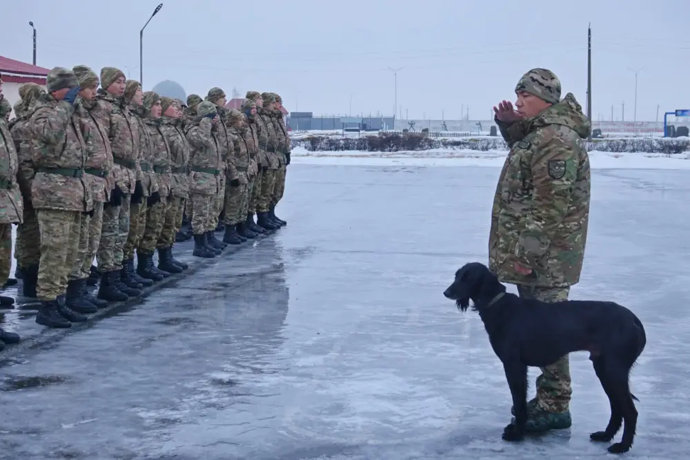 Четвероногий «солдат» служит в войсковой части Вооруженных сил (3)