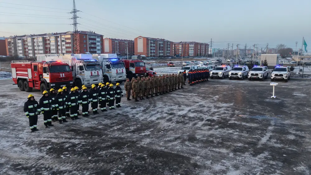 Глава МЧС открыл новую пожарную часть в Северо-Казахстанской области (10)
