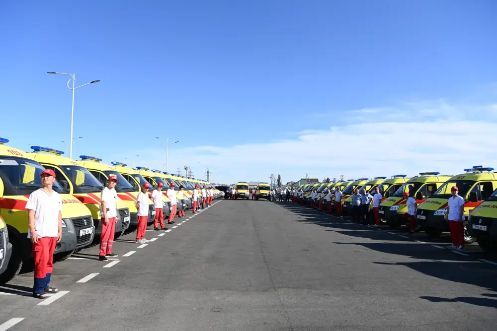 В этом году в Кызылординской области было введено в эксплуатацию 43 медицинских учреждения общей стоимостью 48,6 миллиарда тенге (2)