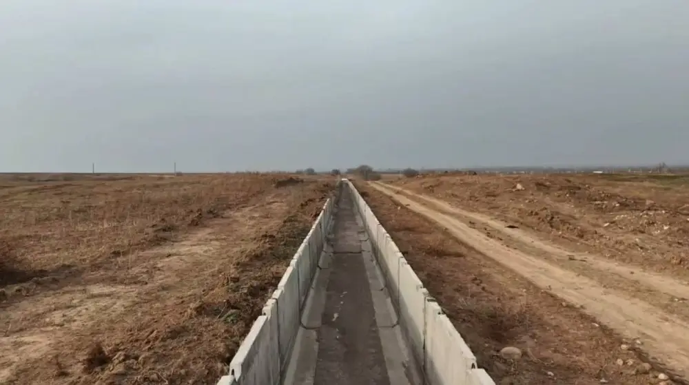 Завершена капитальная реконструкция двух ирригационных каналов в Меркенском районе Жамбылской области (2)