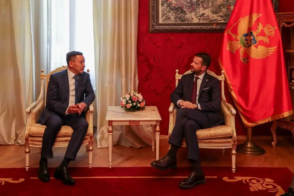 Посол Казахстана вручил верительные грамоты Президенту Черногории (2)