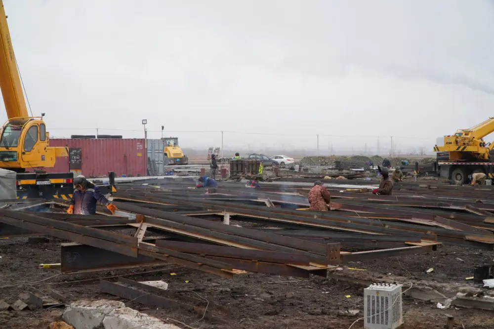 Новые проекты индустриальной зоны Кокшетау: ведется строительство кирпичного завода (4)