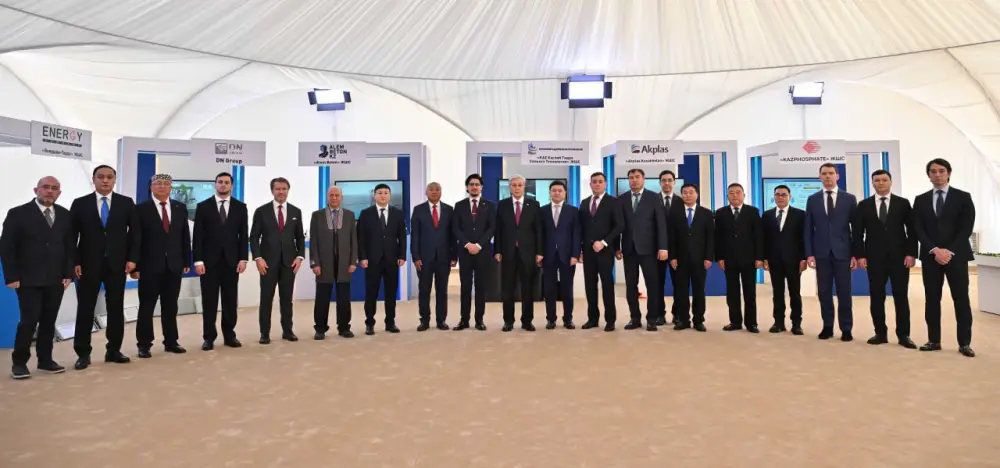 Глава государства посетил малую индустриальную зону «Тараз» (4)