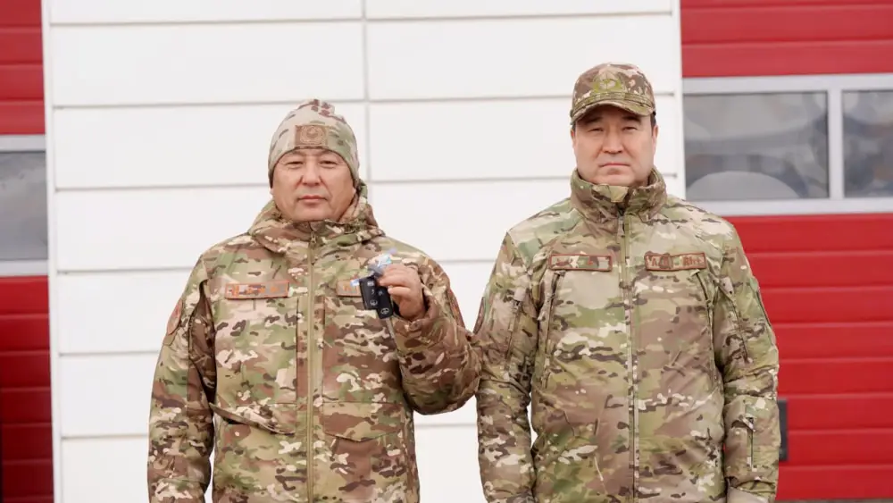 Спасателям Туркестанской области вручены ключи от новой техники (4)