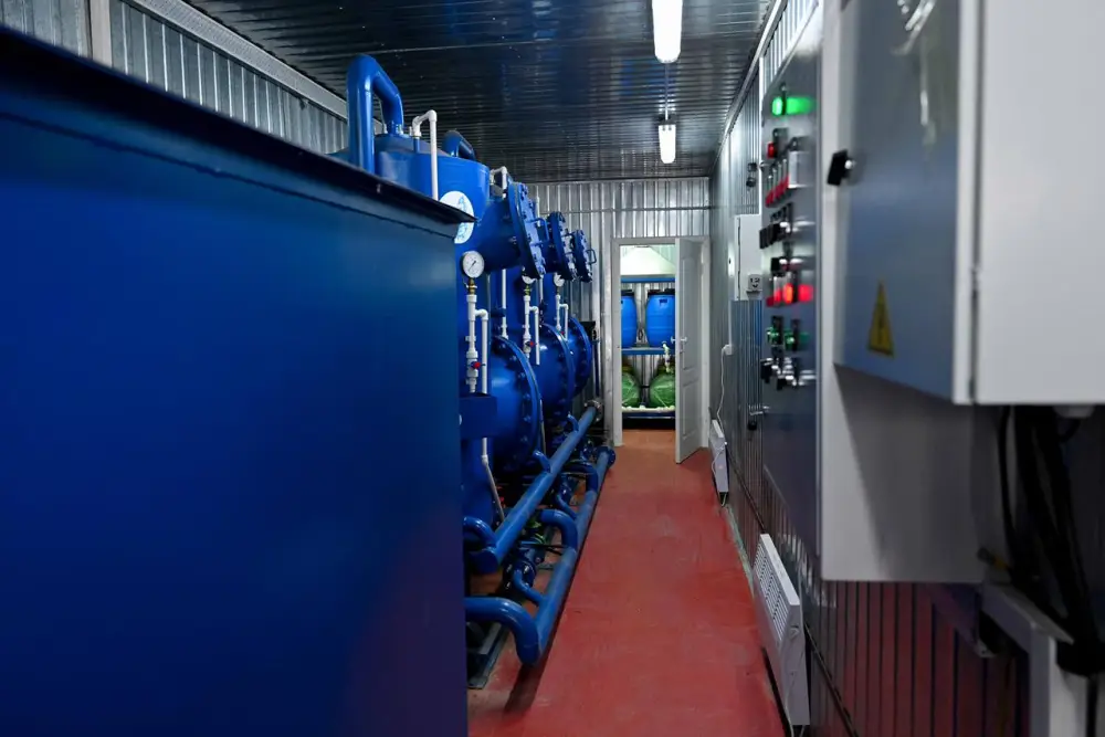 В село Алгабас проведена питьевая вода, в школе установлены новые котлы (2)