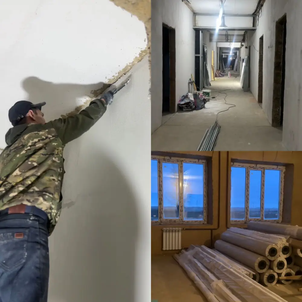 В селе Чкалово Тайыншинского района ведется строительство реабилитационного центра (3)