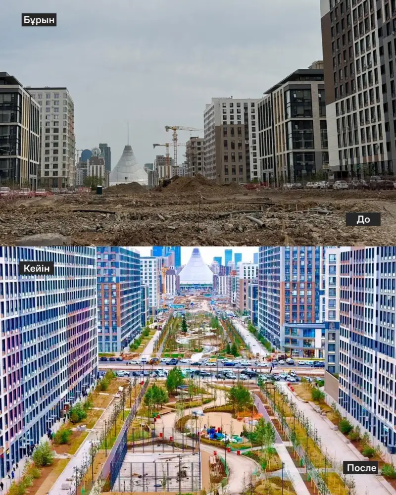 170 дворов и общественных пространств благоустроили в Астане (5)