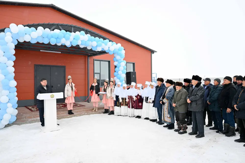 В селе Карабулак района Мақаншы открылся спортивный модуль (2)