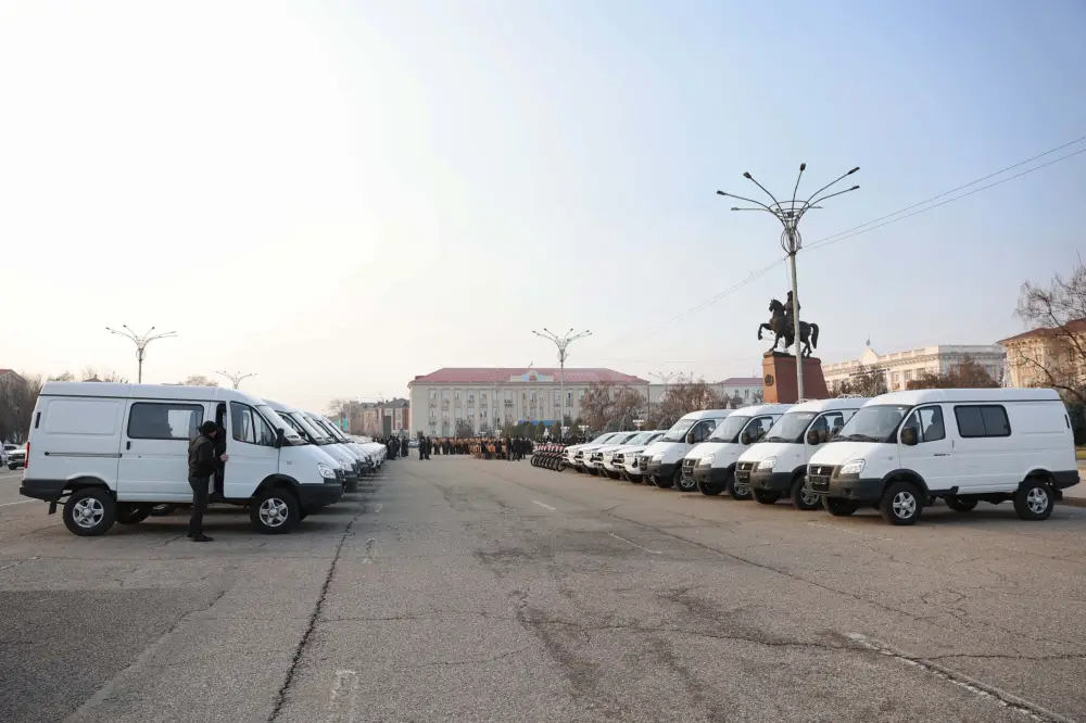 В Жамбылской области автопарки ветеринарной службы и лесного хозяйства пополнились новой техникой (4)