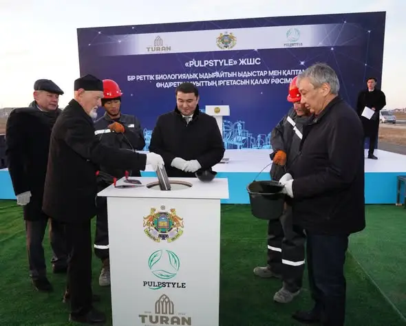 В ТУРКЕСТАНЕ НАЧАЛОСЬ СТРОИТЕЛЬСТВО ПРЕДПРИЯТИЯ ПО ПРОИЗВОДСТВУ ЭКОЛОГИЧЕСКИ ЧИСТОЙ ПРОДУКЦИИ (3)