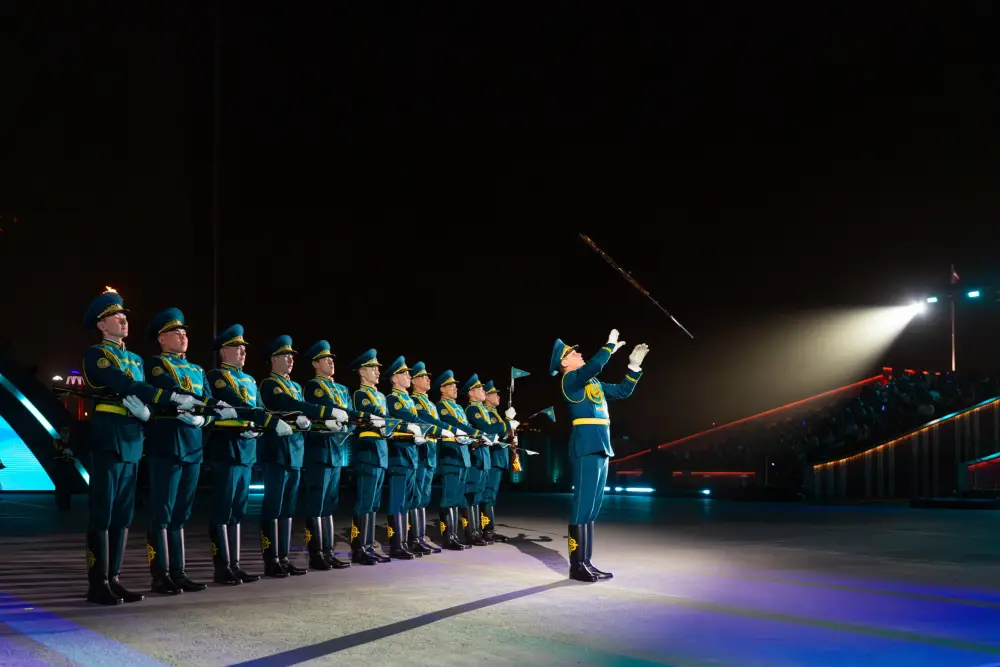 Военные музыканты Вооруженных сил Казахстана успешно выступили на І Международном фестивале военной музыки в Дохе (6)