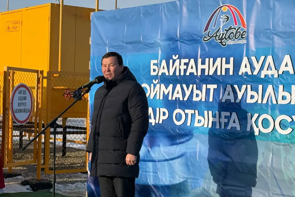 В село Оймауыт дали газ (2)