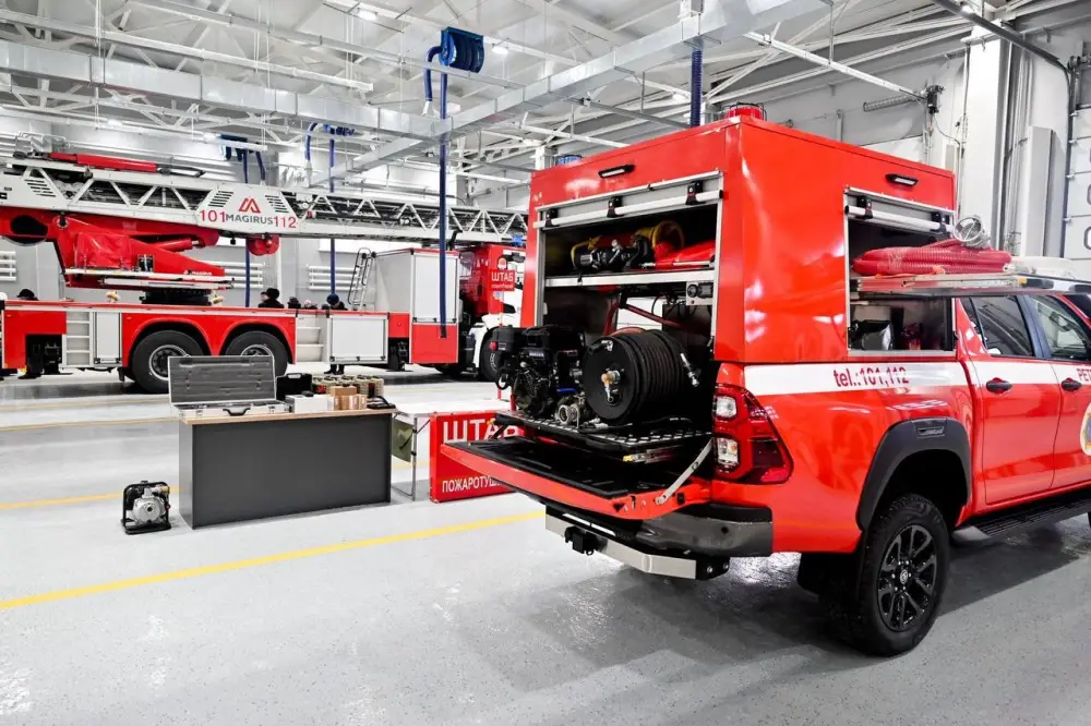 В Петропавловске открыли пожарное депо (9)