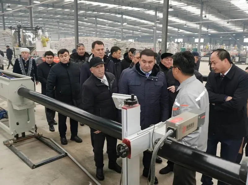 В Туркестанской области открылся современный хлопкоперерабатывающий завод, оснащённый интеллектуальными технологиями (8)