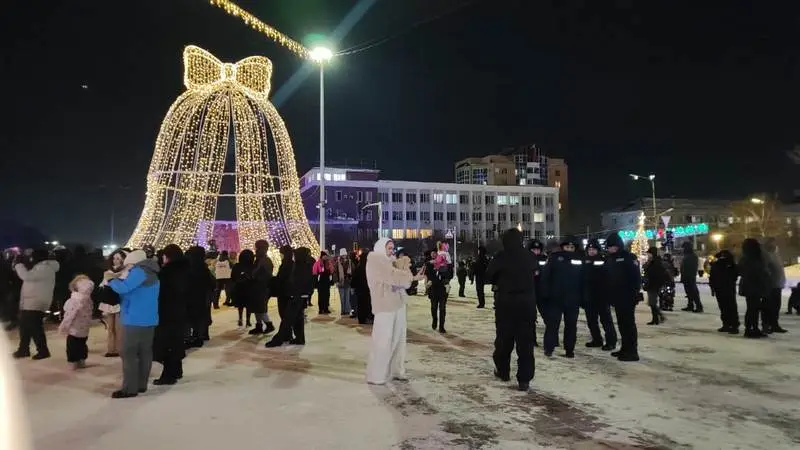В Караганде зажгли главную новогоднюю ёлку (7)